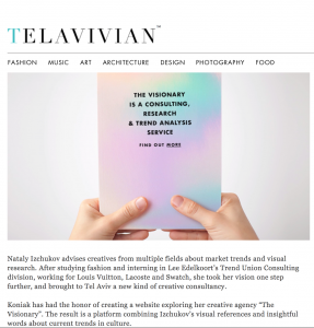 The visionary- Telavivian blog